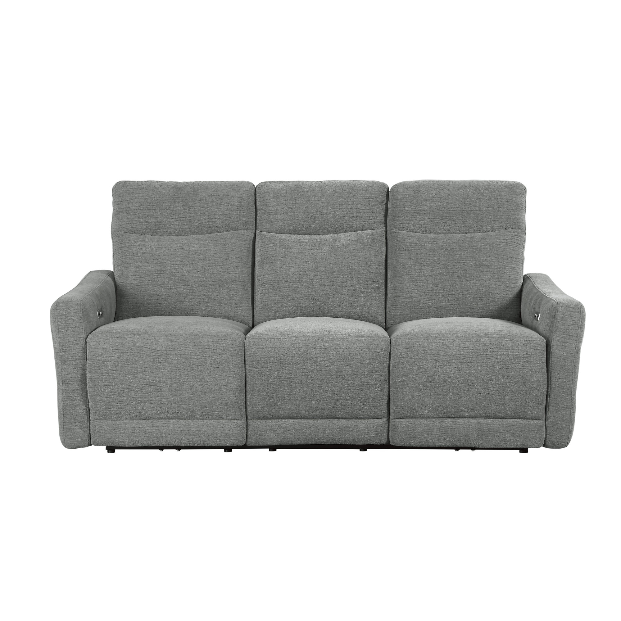 Electric reclining sofa 2024 with usb ports