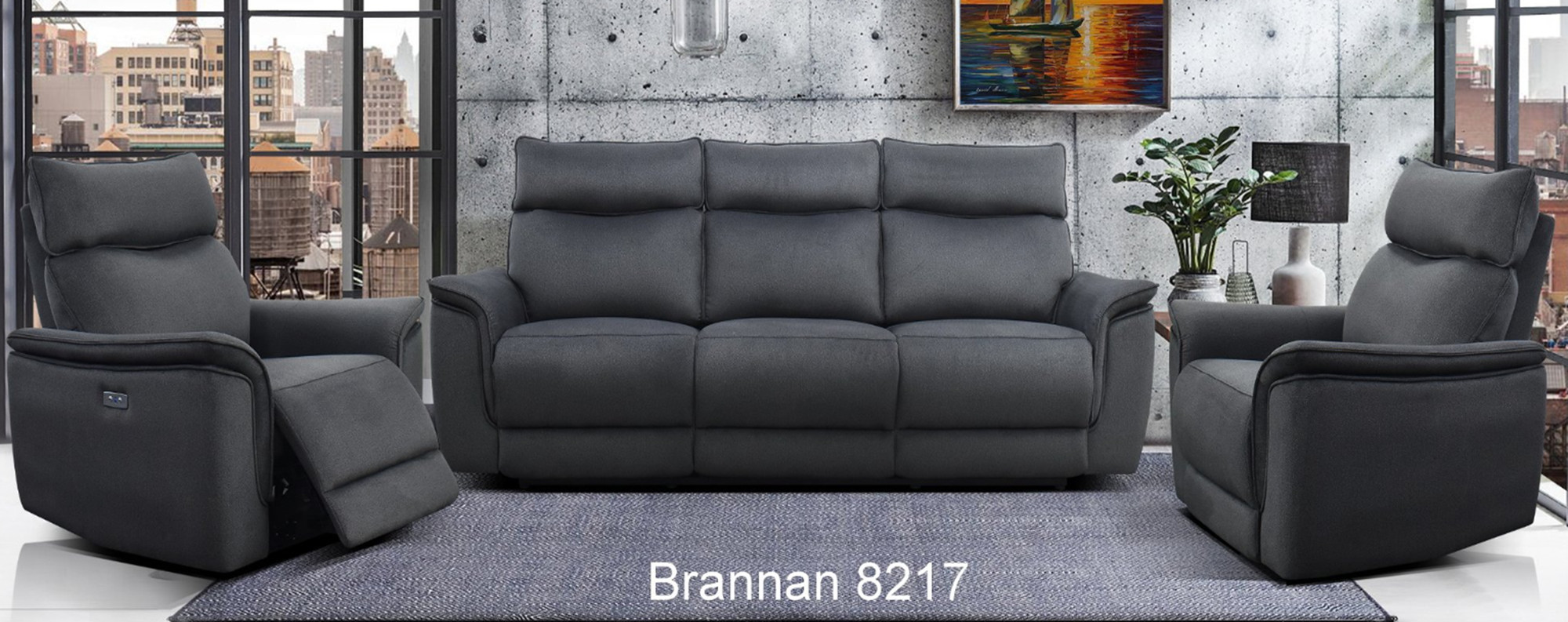 Brannan Power Recliner Sofa