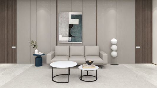 Bayside Round Nesting Coffee Table Set