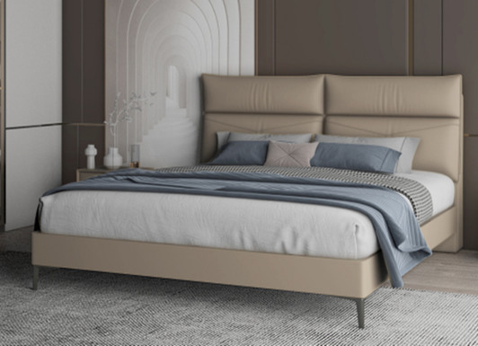 Genova Leather Bed Genova Leather Bed