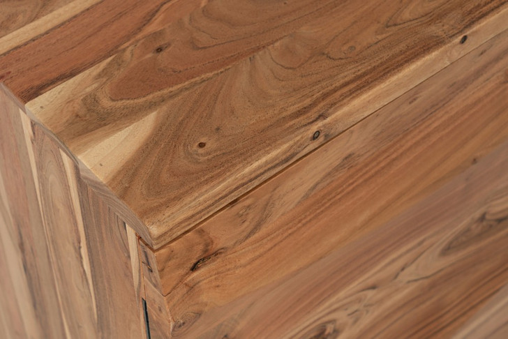 close up of top and part of one of the sideboard door