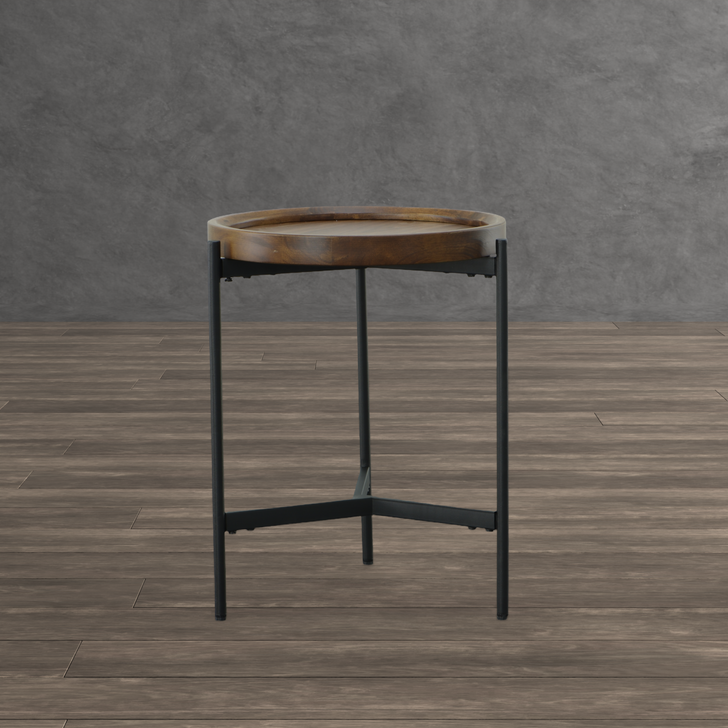 Everly Wooden Frame End Table