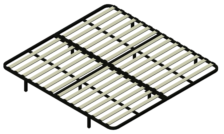 Free Standing Metal Frame Slat