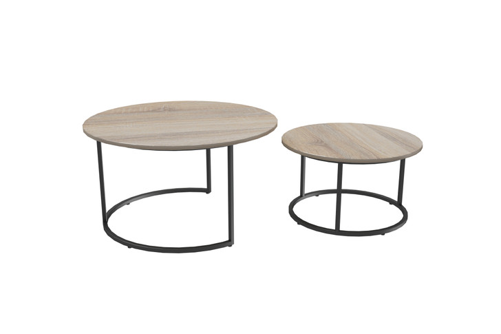 Bayside Round Nesting Coffee Table Set