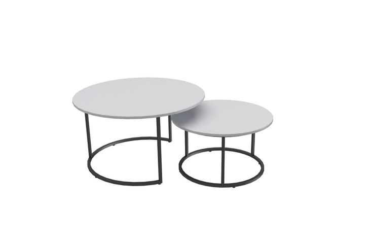 Bayside Round Nesting Coffee Table Set