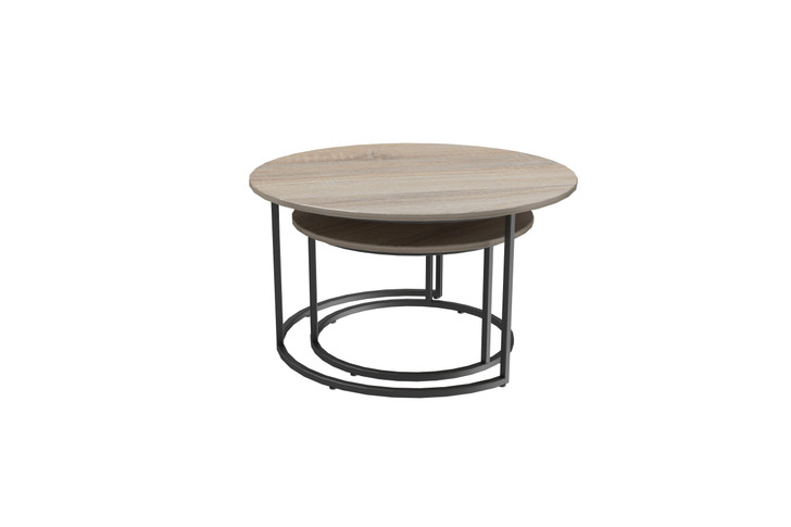 Bayside Round Nesting Coffee Table Set
