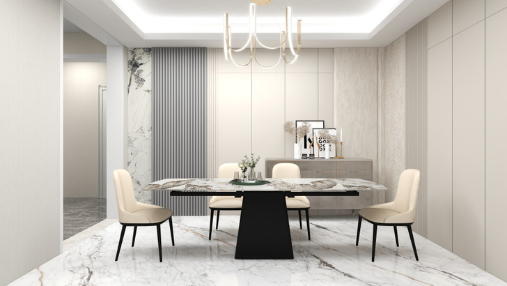 Isabella 63"-95" Extendable Dining Table