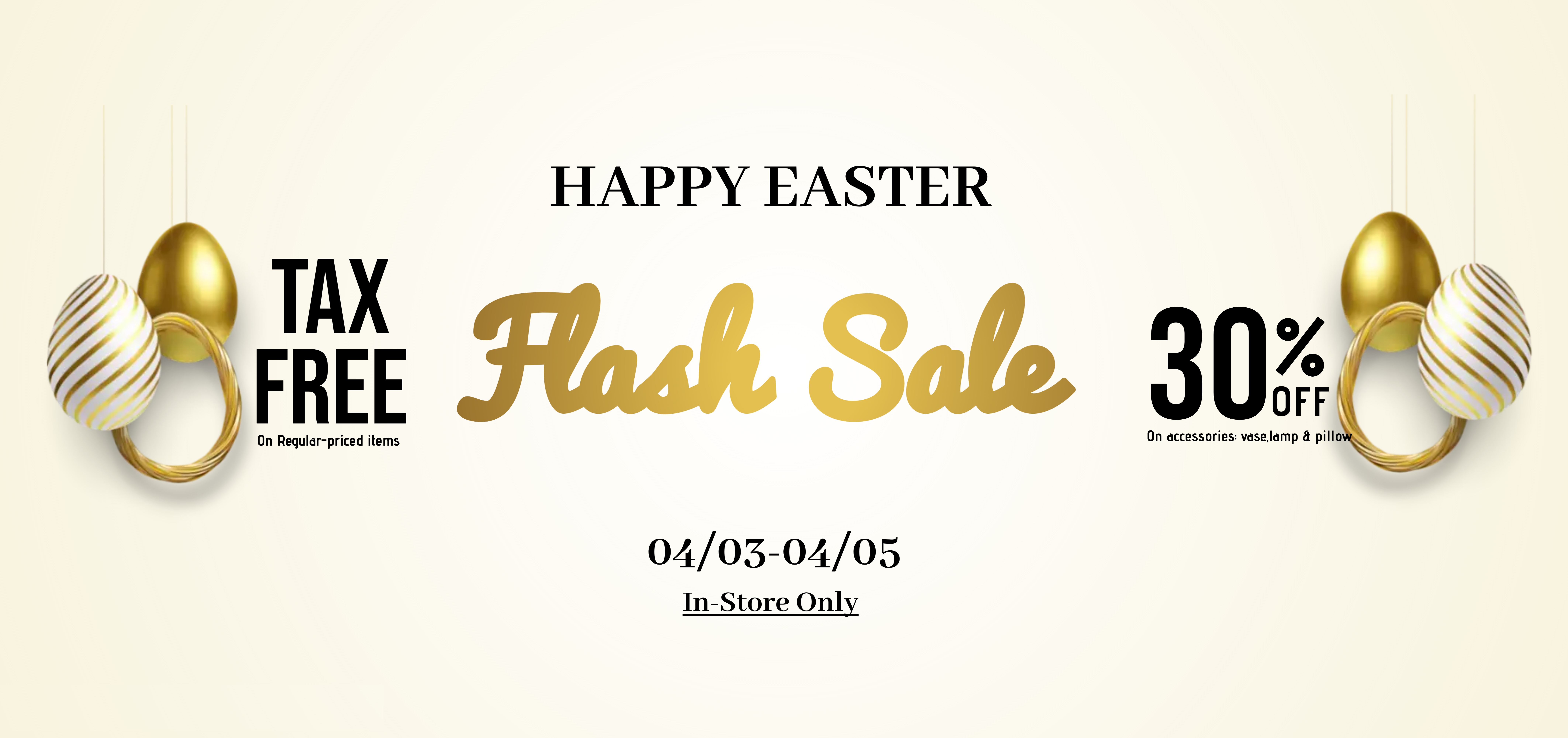 Happ Easter Flash Sale