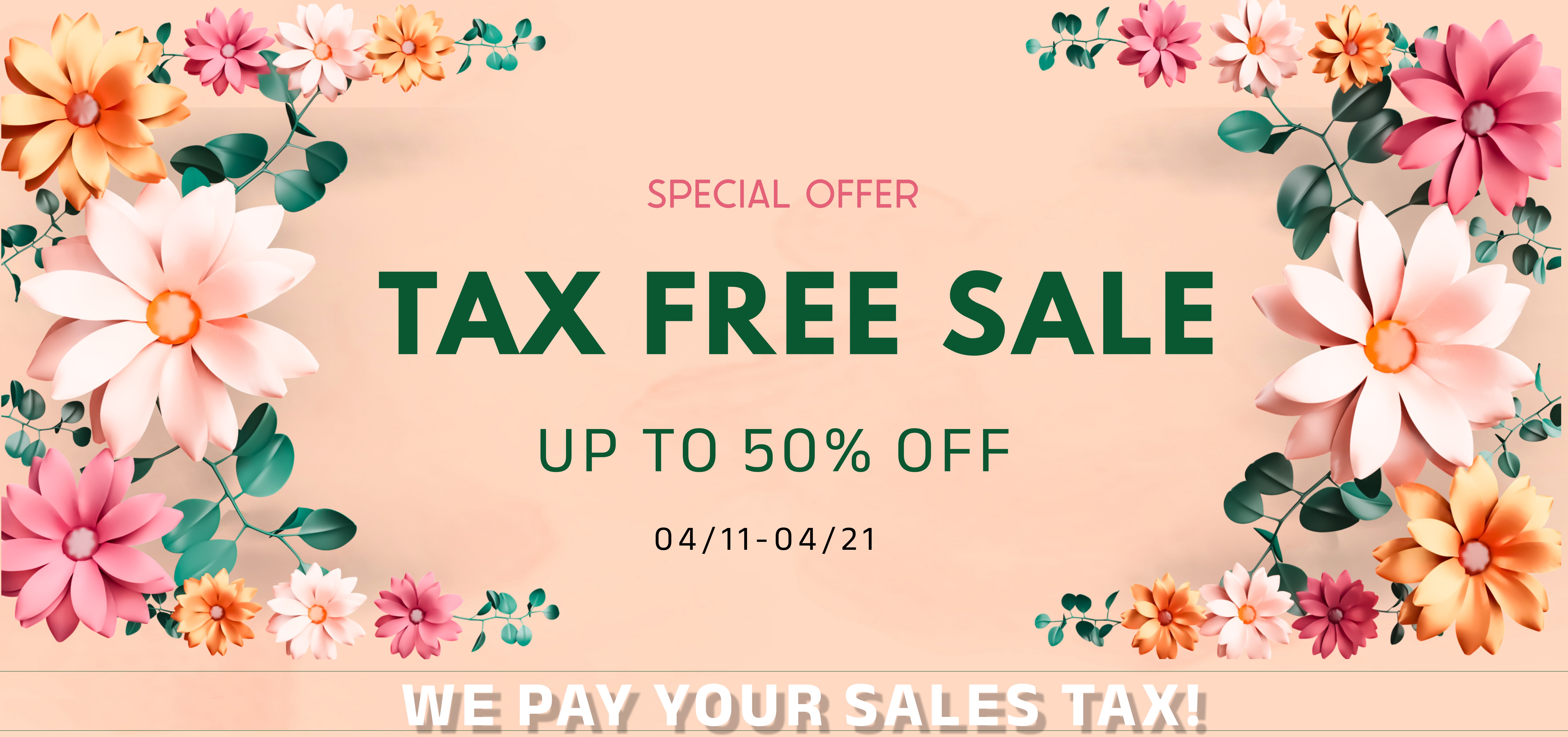 Tax Free Sale