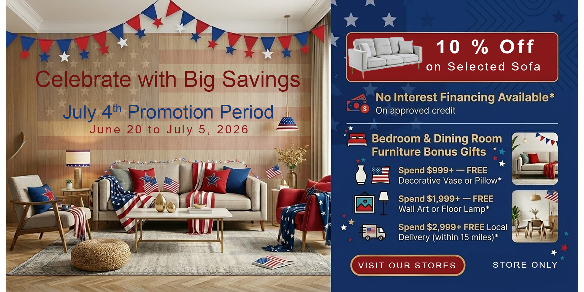 July 4 Big Sale