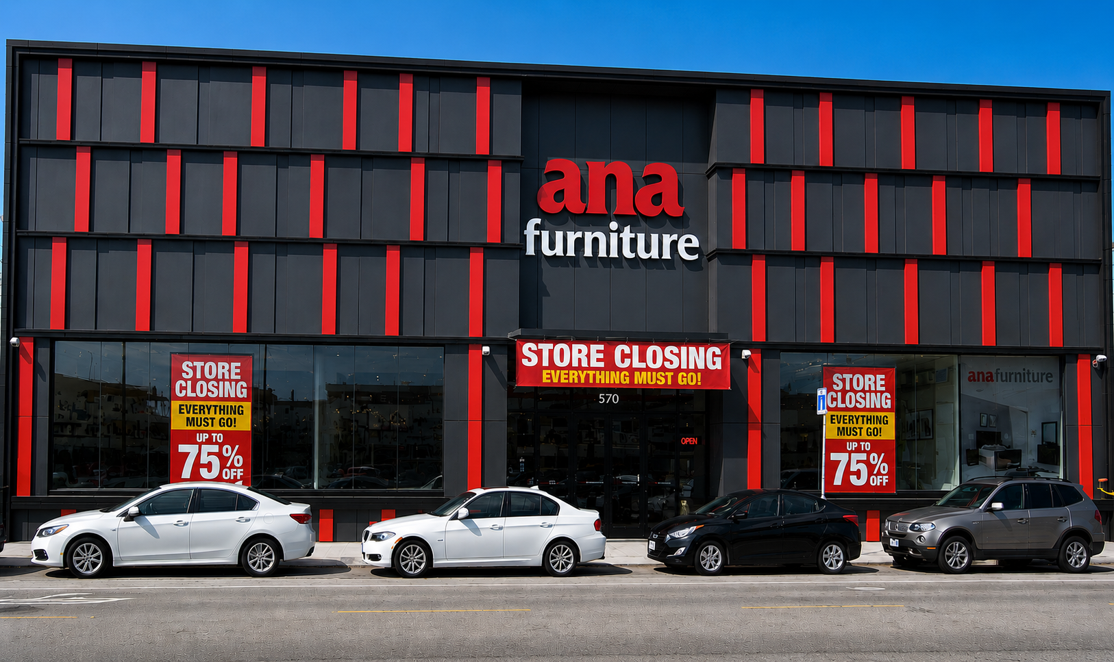ana furniture store location in San Francisco, California