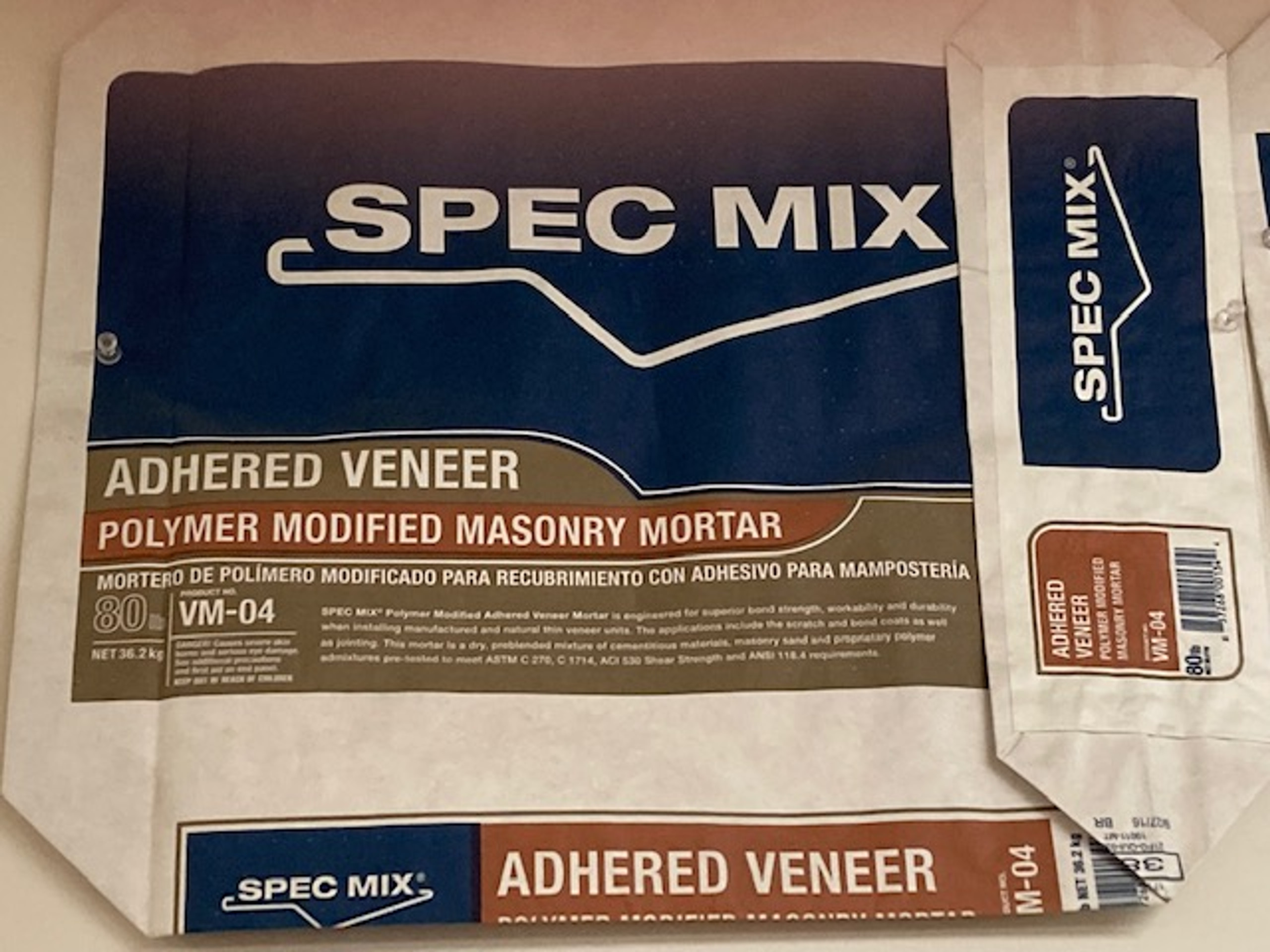Spec Mix Polymer Modified Adhered Veneer Mortar