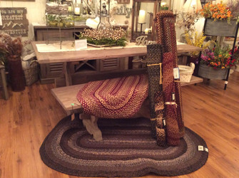 Rustic Linens & Country Area Rugs Benefit From Being Hose Washable