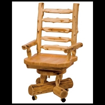 Cedar Log Rocking Chair - Prairie Mountain - It's a Crock