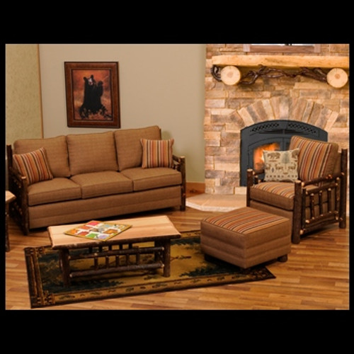 Upholstered Hickory living room set