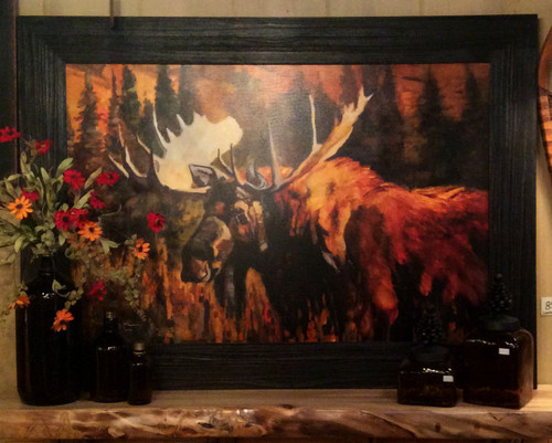 Limited Edition Moose Painting