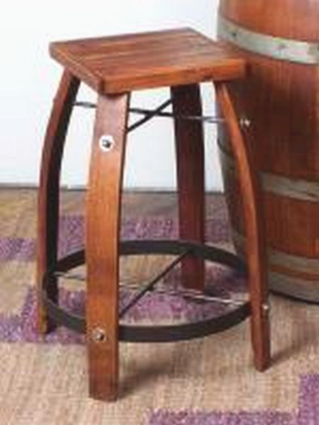 Stave Stools - 24" wood seat