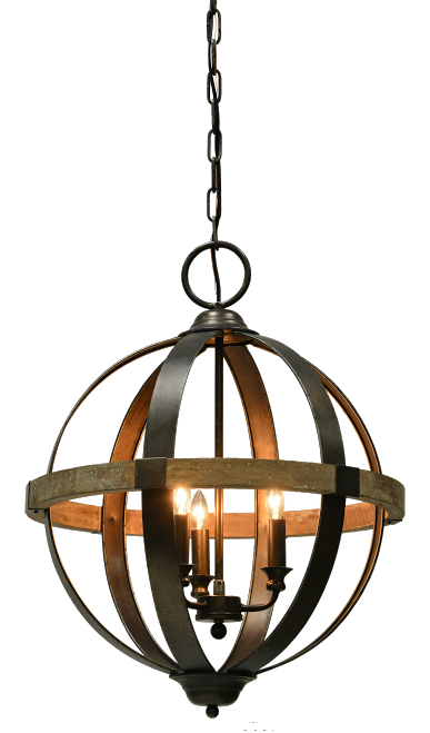 Bryant 3-Lt. Chandelier
