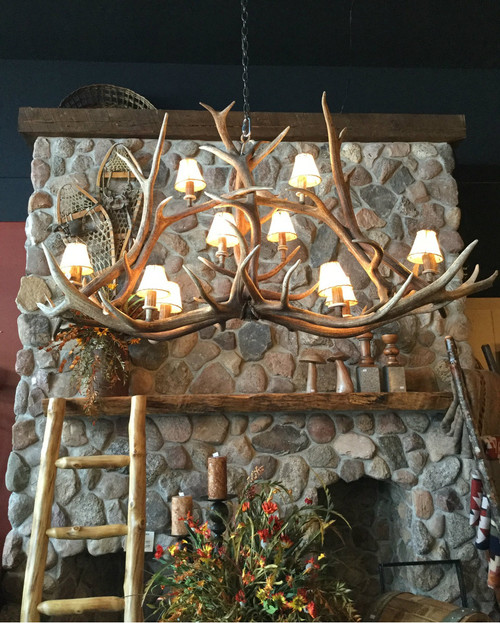 Elk Shed Chandelier