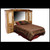 6 Drawer Pier Headboard in Log Front Queen
in Natural Panel & Natural Log
114"W x 16"D x 75"H