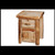 Night Stand in Flat Front (21″W) shown in Wild Panel & Natural Log.
Comes in log or flat front, natural or wild panel, and natural or gnarly log. 
21"W x 20"D x 25"H