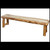 Bench (60″W) shown in Natural Panel & Natural Log.
Comes in natural or wild panel and natural or gnarly log.
60"W x 15"D x 18"H