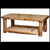 Alpine Coffee Table (42″W) shown in Natural Panel & Natural Log.
Comes in Flat or spindle shelf.
Finishes to choose from: Natural Panel or Wild Panel,
and Natural Log or Gnarly Log.
42"W x 21"D x 18"H