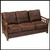 Upholstered Hickory Sofa