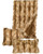 Brandy Fox Faux Fur Throw and pillow