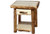 End Table with Drawer in Flat Front (24″W)
shown in Natural Panel & Natural Log
Comes in flat front or log front. 
Natural Panel or Wild Panel
Natural log or Gnarly log.
24"W x 24"D x 26"H