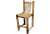 Bar Chair (30″H Seat)
in Wild Panel & Natural Log
21"W x 25"D x 48"H