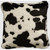 Bear Plaid Border Bedding cow print Pillow 18" x 18"