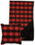 Large Bunk House Plaid/Black throw blanket