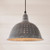 Colander Pendant Light in Weathered Zinc
