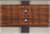 360 Pueblo White Wall Unit wood detail