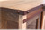 962 Antique TV Stands corner metal detail