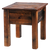 Barnwood One Drawer End Table: 20"W x 20"D x 24"H
(Shown with Hickory Legs)
Leg Options: 
Hickory Legs
Barnwood Legs
Available Top Option: Artisan Barnwood
Back is finished.