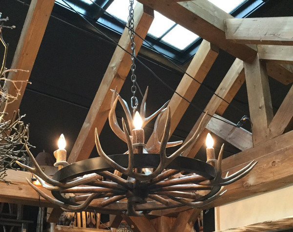 6 Light Wagon Wheel Chandelier
As Seen In Store