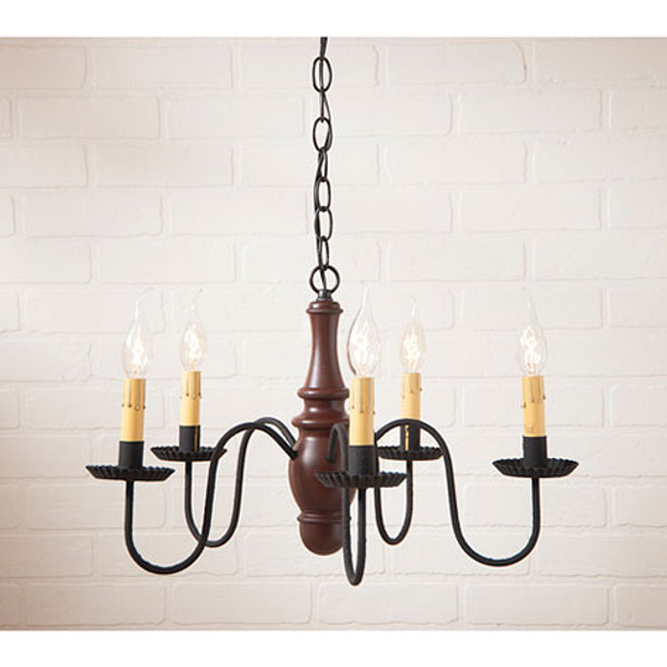 Lynchburg Wooden Chandelier - Sturbridge Series