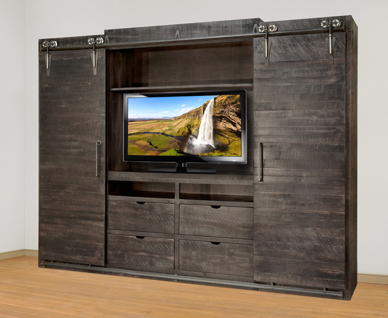 Add Some Country Chic to Your Living Room with a Solid Wood Rustic TV Stand