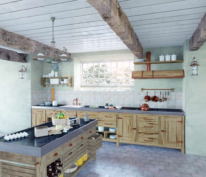 Gather Around the Table This Summer with Some Cool Country Kitchen Decor