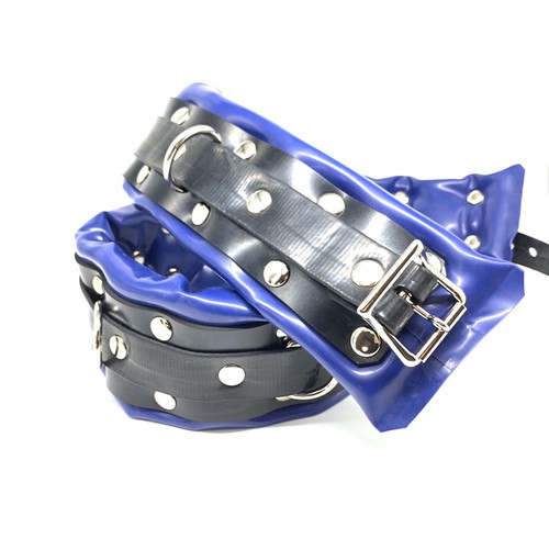 Padded Rubber Bondage Thigh Restraints by Restrict Gear — product image 1