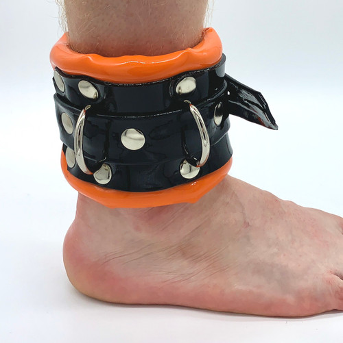 Padded Rubber Bondage Ankle Restraints