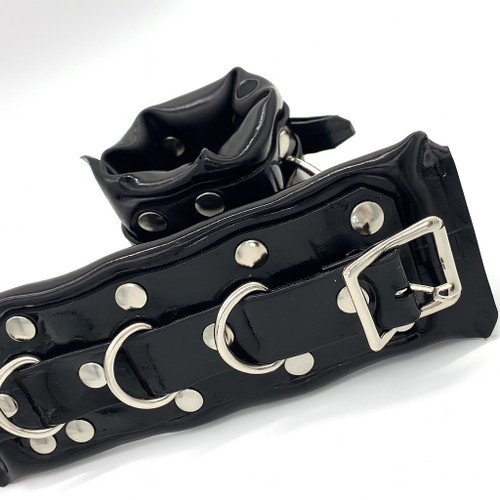 BLACK FULL -  latex Padded Rubber Bicep Straps – Heavy Edition   - Usually £139 - 1 - Left at £100 BLACK FULL -  latex Padded Rubber Bicep Straps – Heavy Edition   - Usually £139 - 1 - Left at £100