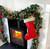 Red Leather Christmas Stocking by Restrict Gear — product image 2