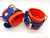 Skinslick Wrist Rubber Bondage Restraints — Pair