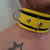 Sample - Skinslick - Collar  - Solid Latex Bondage Collar Yellow and Black ONLY - Usually £145 - Now £90