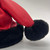 SAMPLE Red Leather Santa Hat with Black Trim was £135 NOW £100