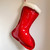 Sample -  Red Rubber Christmas Stocking was £99 NOW £70