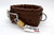 SALE The 'Ultra' Rubber Collar - Padded Rubber Collar - Brown - was £145 now £110 by Restrict Gear — product image 1